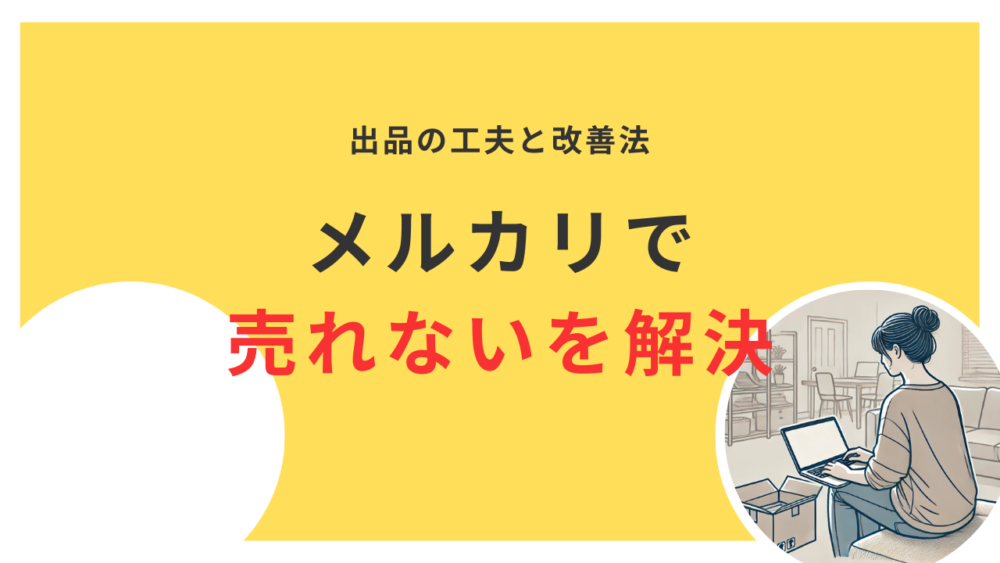 出品の工夫と改善！メルカリを 効率的に使う方法